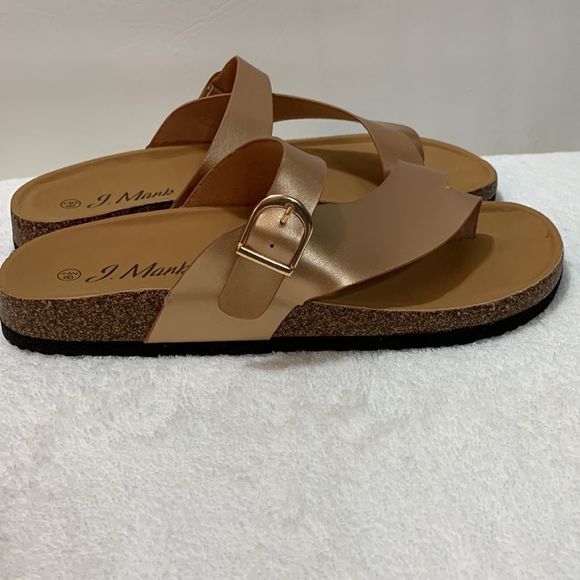 J Mark Rose Gold Urban-05 Sandals Size 8.5 - Picture 3 of 6